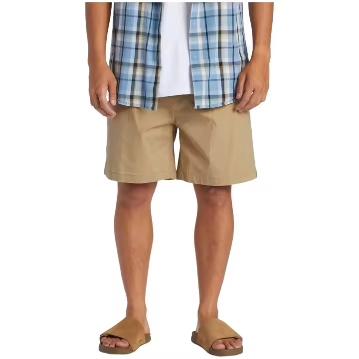 Pantalon Corto Quiksilver Taxer para hombre en color beige - 1