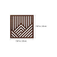 2 Pcs Adorno De Pared En Madera Para Decoración De Oficina Y Hogar Arte Abstracto De Madera Montañosa Adornos Para Habitaciones - details 6