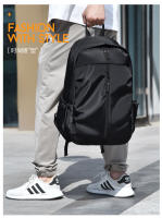 Mochila Universitaria Clásica Versátil De Color Sólido Para Hombres Y Mujeres Con Gran Capacidad Bolsa De Hombro - details 14