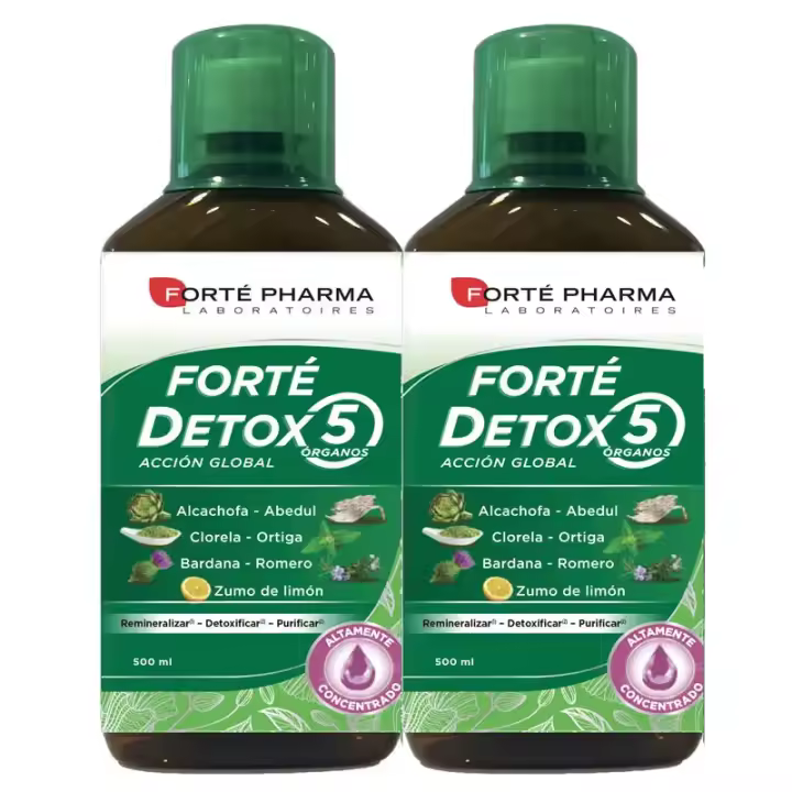 FORTE DETOX 5 DUPLO 2 x 500 ML, FORTE PHARMA - 1