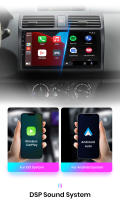 Junsun Radio Coche para Suzuki Swift 2003 2004 2005 2006 2007 2008 2009 2010 AI Voice 2 din Pantalla Coche Android Auto Multimedia Navegación GPS Auto radio - details 8