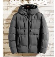 MOV Chaqueta De Algodón Grueso Para Hombre Con Capucha Estilo Casual Impermeable Y Cálida Para Otoño E Invierno Tallas Grandes Sólido - details 6