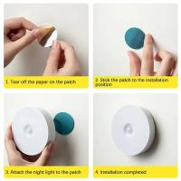Lámpara Nocturna LED Con Sensor De Movimiento PIR Luz De Armario Cocina Escalera Sin Cable Recargable USB Para Armario Luz De Alacena - details 4
