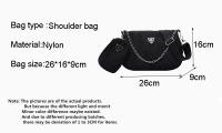 Bolso De Hombro Nylon Vintage Para Mujer Con Correa Cruzada Gran Capacidad Bolsa De Bocón Casual Bolso De Mano Abrazadera - details 0