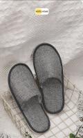 Pantuflas Desechables Para Hombres Y Mujeres Uso Doméstico Hotel Salon De Belleza Fiesta Cerradas Para Invitar Adultos Tamaño Universal - details 1