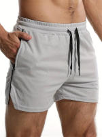 Shorts De Running Para Hombre Estilo Verano Deporte Fitness Malla Secado Rápido Transpirable Entrenamiento Pantalones De Sudor - details 15