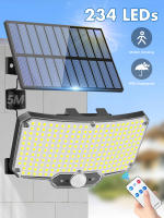 Lámpara Solar Exterior Con 234 LEDs Y Sensor De Movimiento 3 Modos Luz De Seguridad IP65 Impermeable Control Remoto AMARYLLIS - details 0
