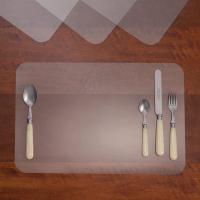 10 manteles individuales transparentes resistentes al aceite y al calor, lavables para bodas, hoteles, cocinas y hogares. - details 1