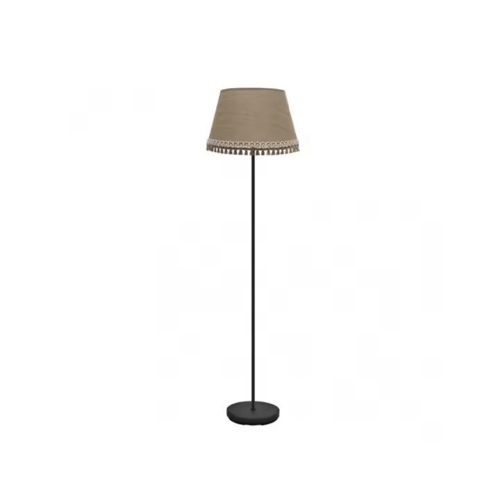 Fabrilamp - Pie Salon Ada 1xe27 Negro/arena 163x40x40 Cm - 1