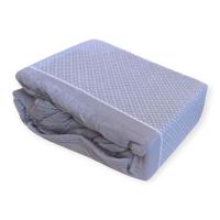 Mercatienda.es Sábanas Coralina Térmicas de Invierno - Tacto Suave - Doble Perchado 220grs - MOD CULLA GRIS - Válidas 190/200cm + 30cm - Confort Antiestrés - details 2