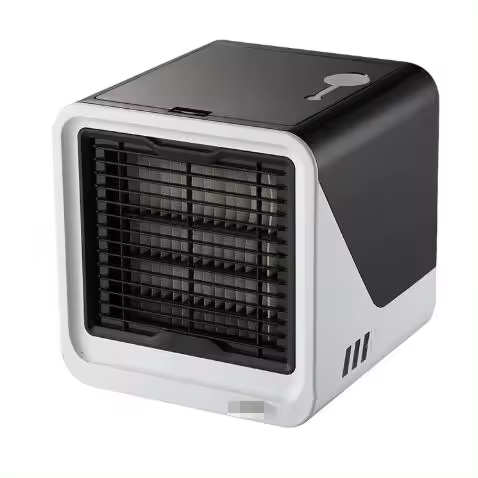 Aire acondicionado portátil, ventilador USB 3 en 1 con refrigeración líquida, tanque de agua, 3 velocidades de viento, enfriador de aire portátil para dormitorio y oficina - 1
