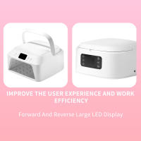 Lámpara UV Para Uñas 71 LEDs Con Espacio Amplio Secador De Uñas Con Almohadilla Para Manos Sensor Inteligente 72 W Profesional Para Manicura Y Pedicura - details 7