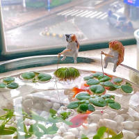 Decoraciones De Acuario De Pesca 1-5PCS Paisaje Acuático Para Tanques De Peces Accesorios De Escritorio Colgables Material PVC Estilo Moderno - details 6