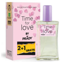 2+1 GRATIS Time For Love Eau de Toilette para mujer 90ml Prady Fragancia inspirada en otros perfumes Pour Femme Colonia - details 0