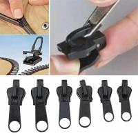 Kit De Reparación De Cremalleras Universal 6/36pcs Sliders De Cremallera Para DIY Accesorios De Costura Cremalleras Auto Bloqueables Ecológicas Impermeables Tamaños S M L - details 2