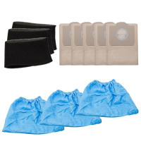 Bolsas De Polvo Azul Para Aspiradora Einhell TC-VC 1820 TC-VC 1820 SA TC-VC 1812 S Sello De Tapa De Esponja Kit De Repuesto Para Aspiradoras Húmedas Y Secas - details 0