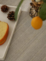 Mantel De Lino Cuadrado Con Borlas Sólido De Algodón Y Lino Para Cocina Comedor Restaurante Fiesta Cubierta De Mesa - details 3