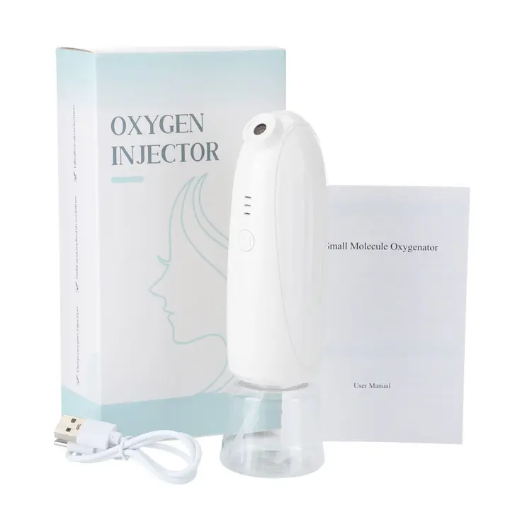 Nuevo instrumento de inyección de oxígeno con pulverizador de alta presión, nanoinyección de oxígeno, instrumento de belleza portátil para hidratación doméstica. - 1