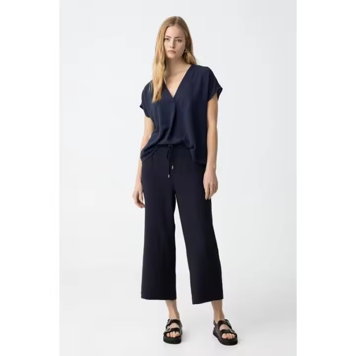Marcas Mujer Pantalones Ropa Tiffosi Tiffosi mujer  Pantalón -Tiffosi- Francesca_3 azul marino - 1