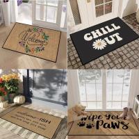 Alfombra De Piso Moderna Y Sencilla Absorbente De Agua Antideslizante Para Entrada Puerta Baño Decorativa Lavable Hogar Luxo Ligero - details 5