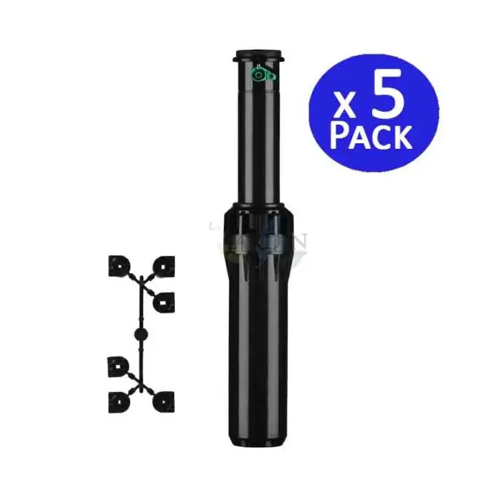 HUNTER Pack 5 Aspersor turbina I-25 Hunter 11,9-21,6 m | Riego eficiente y potente - 1