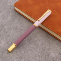 Pluma Fuente De Metal Matizada Morada 1 Pieza Suministros De Escritorio Y Oficina Regalo Para Escritura Sin Embalaje En Paquete - details 5