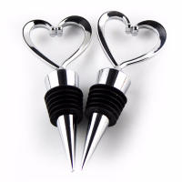 Taponadores De Vino Elegantes En Forma De Corazón De Metal Para Cerveza Y Vino Accesorios De Barra 1/3/5 Piezas Herramientas De Barra - details 9