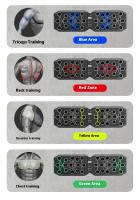 Tablero De Empuje Con 2 Bandas De Resistencia Y Saltarotes Durable PP Material Para Entrenamiento De Pecho Y Gimnasio - details 2