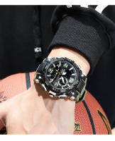 Reloj De Pulsera Deportivo SMAEL Para Hombres Dual Display Resistente Al Agua Cronógrafo Militar Con Pantalla LED Y Luz Retroiluminada - details 15