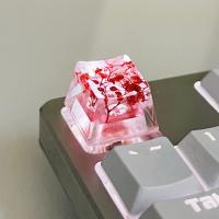 1pc Gypsophila Secas Flower Keycaps Para Teclados Mecánicos Accesorios Únicos Y Estilizados Para Computadoras - details 6