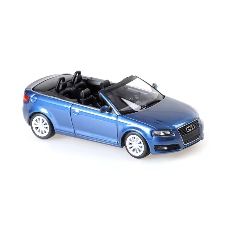 MINICHAMPS 1/43 AUDI A3 CABRIOLET AZUL OSCURO METALICO 2007 - 940017131 - 1