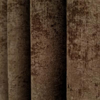 Cortina Arce de Terciopelo Suave. Esta cortina se presenta en dos opciones prácticas: ollados para un estilo clásico, y cinta multifunción (pasa barras y cinta fruncida) para mayor flexibilidad. - Color Marron - Ideal para Salón, Dormitorio y Cocina - details 0