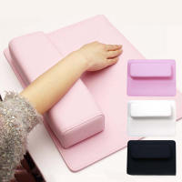 Almohada De Arte De Uñas Suave Soporte De Muñeca Para Mano Almohadilla De Descanso Para Brazo Material De Cuero Sintético - details 0