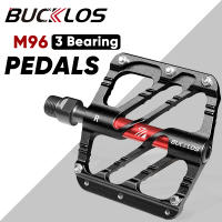 Pedales De Bicicleta BUCKLOS 3 Bearings Ultraligeros Antideslizantes De Aluminio Para MTB Accesorios De Bicicleta Pantalla De Montaje 9/16'' Peso Approx. 296g/M96 286g/R36 - details 2