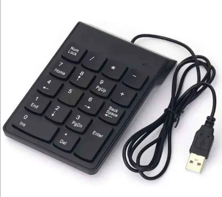 Nuevo Teclado Numérico Mini Inalámbrico USB 2.4G Con 18 Teclas Compatible Con IMac/MacBook Air/Pro Y PC Portátil Deepartner - 1