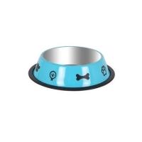 COTTECOTA-Comedero para Perro de Acero Inoxidable, 26X6 cm Surtido de colores, Cuenco De Comida para Mascotas, Comedero y Bebedero Perro Antideslizante, para Perro Pequeñas y Medianas, Cuencos bebederos de comida y agua de perros, cuencos platos de perro - details 1