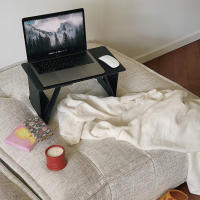 Mesa Portátil Para Laptop Plegable De 45*25*1.56cm Soporte Para Computadora Mini Para Sofa Cama Sala De Estar Televisión Lectura - details 2
