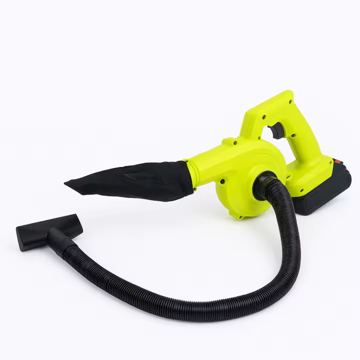 Soplador de hojas inalámbrico 21V 400W con batería recargable, soplador de aire con múltiples boquillas y accesorios, para coche, hogar, taller y jardín, Don Feliz - 1