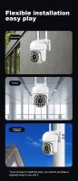 Cámara De Seguridad IP 2MP Exterior Impermeable Wifi Monitoreo CCTV Vigilancia Doméstica Tienda Cámara Inteligente Web Distancia De Visión Nocturna 10M Almacenamiento Hasta 128G - details 12