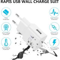 Paquete de 4 adaptadores de corriente USB de 5 V-2 A, cargador rápido universal para iPhone 12/11/X 8/7/6, Samsung Galaxy S22 S21 S20 S10 S5 S6 S7 S8 S9/Edge/Plus - details 1