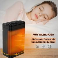 Calefactor Eléctrico Bajo Consumo, 1500W Calentador de Cerámica, Estufa Bajo Consumo, Calentador Eléctrico, Ahorro de Energía y - details 1