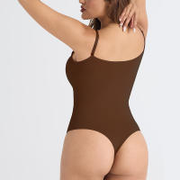 Traje De Yoga Profesional Sin Línea De Humillación Monopiece Para Mujer Halter Peach Butt Fitness Vestido De Un Pie T-Shaped - details 3