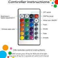 Tira De Luces LED USB 16LED/Metro Luz RGB Bluetooth Flexible Para TV Luz De Lampara 5V Diode 5V Tape Para Habitación APP De Teléfono 1-30m - details 2
