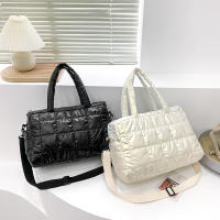 Bolso De Hombro Yogodlns De Lujo Espacio Padded Capacidad Grande Impermeable Nylon Para Viaje Bolso Cruzado De Poliéster Lining Para Mujer - details 21