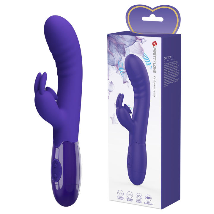 Vibrador De Conejo Pretty Love Con 30 Modos De Licking Para Estimular El G Spot Y Clítoris Vibrador USB Recargable Para Adultos