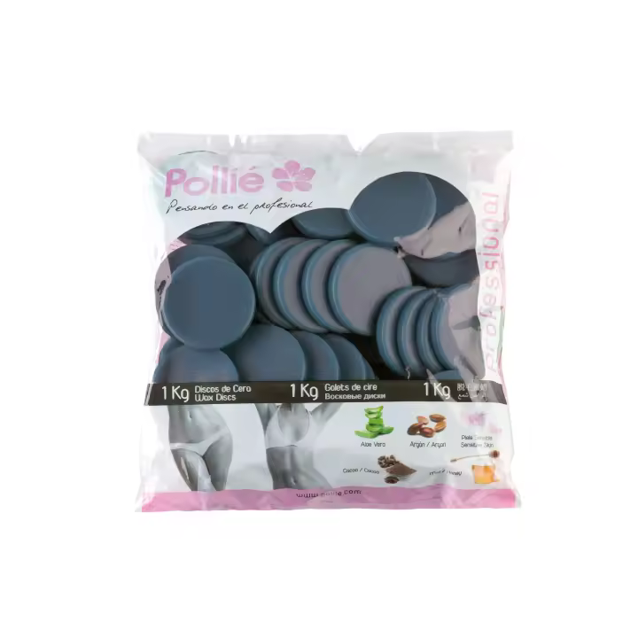 BOLSA 1KG. DISCOS CERA AZULENO (marca: Pollie) - 1
