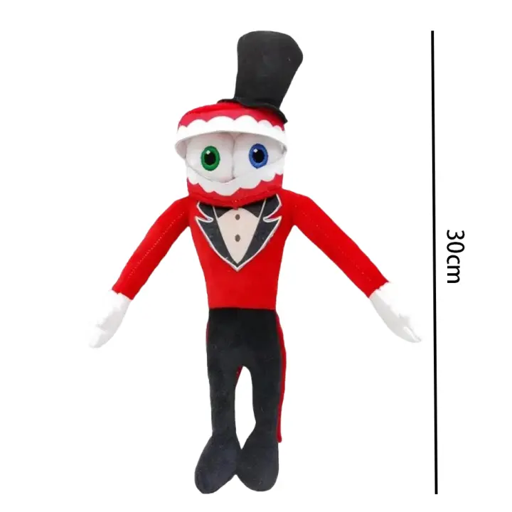 Muñeco De Peluche Pomni Jax Del Circo Digital Amazing Teatro De Conejos Juguetes Para Niños Regalos De Navidad Material De Algodón Relleno De Poliéster Tamaño 23-44cm Unisex - 1