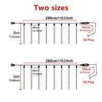Luces De Lluvia De Meteoros LED Para Decoración De Navidad Y Fiestas Colgante De Hidrocaliza EU Enchufe 30CM/50CM Para Patio - details 4