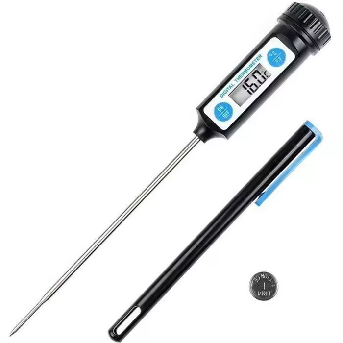 Termómetro de Cocina Anpro, termómetros de Cocina, Digital termómetro with large Probe y Pantalla LCD para - 1