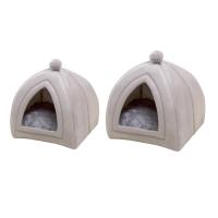 Alfombra De Gato Suave Y Cálida Para Perro Pequeño O Mediano Casa De Muebles Para Mascotas Invierno Nido De Peluche Lavable Para Gato Y Perro - details 0